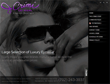 Tablet Screenshot of jcrimieyewear.com